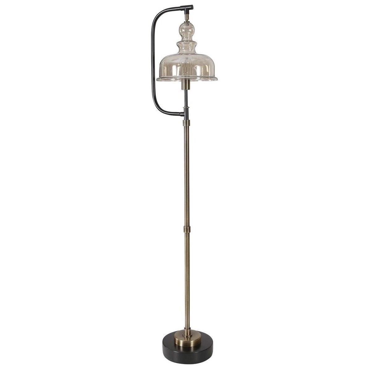 Uttermost Floor Lamps 281931 Elieser Industrial Floor Lamp Wayside